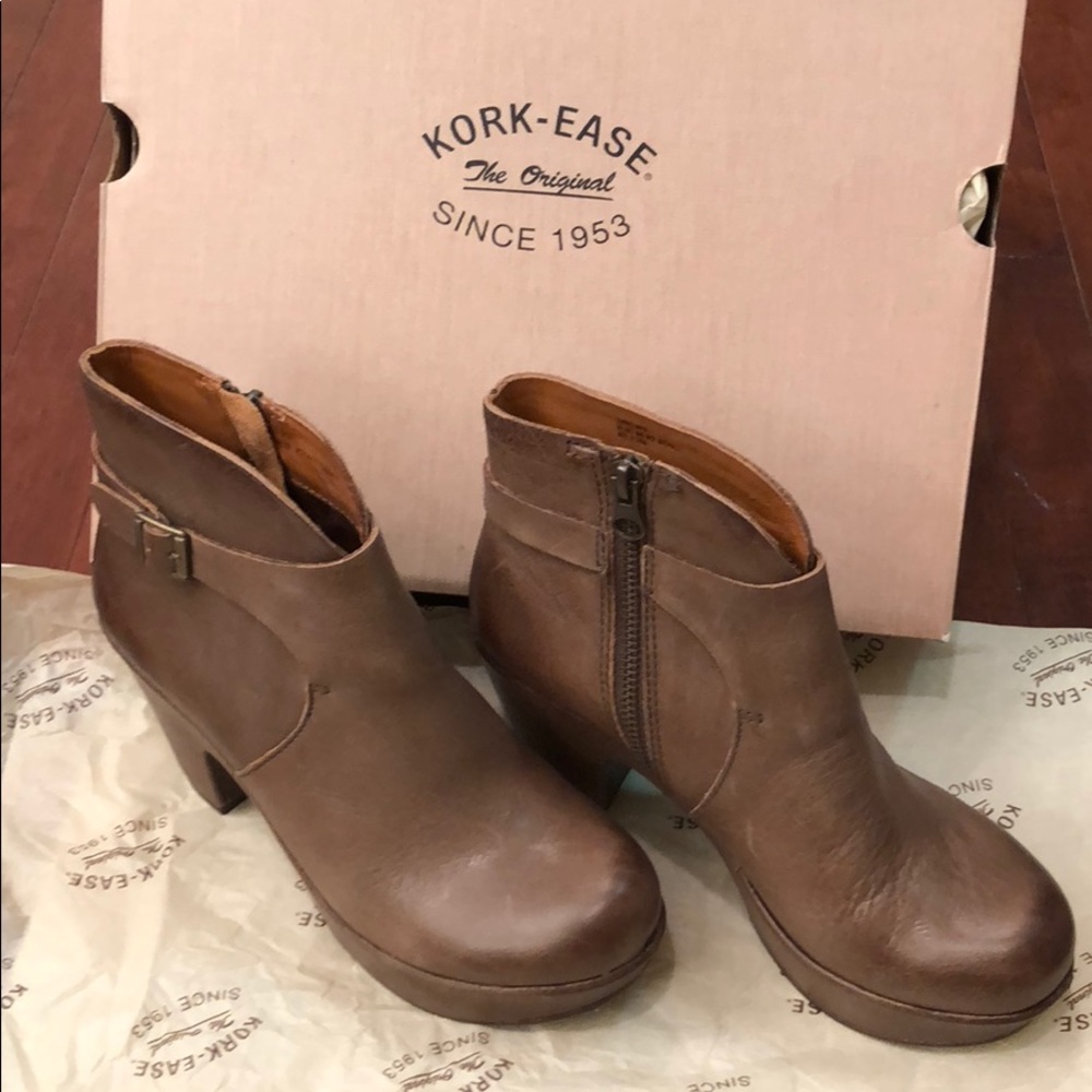 Korkease Ramona leather bootie size 6.5.